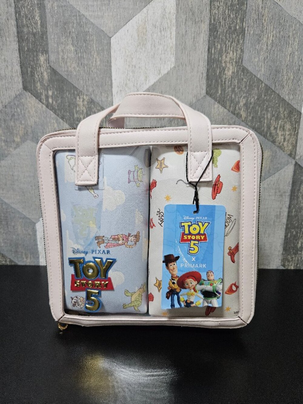 NWT Disney Pixar Toy Story 5 x Primark 3 Piece Travel Makeup Bag Set